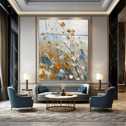 Floral Beach Art for Nautical - Themed Café Outdoor Seating DLZ0125