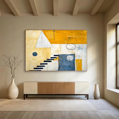 Minimalist Geometric Forms Art for Scandinavian - Style Home & Minimalist Gallery SC392