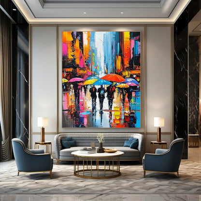 Colorful Umbrella Street for Urban Café & Modern Living Room STSC850