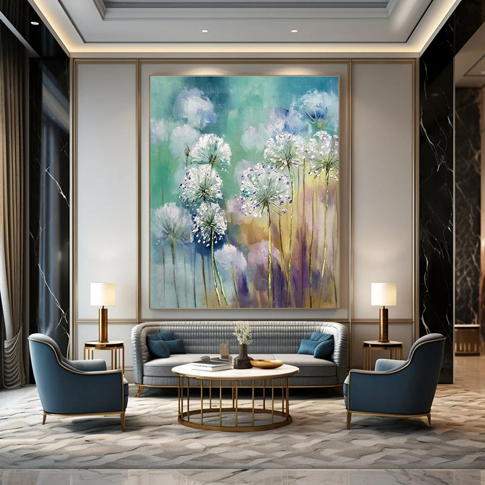 Dandelion Floral Art for Garden - Themed Tea Room & Florist Shop DLZ1039