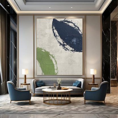 Green and Blue Textured Shapes for Nature - Inspired Nursery & Calming Meditation Space STSC527