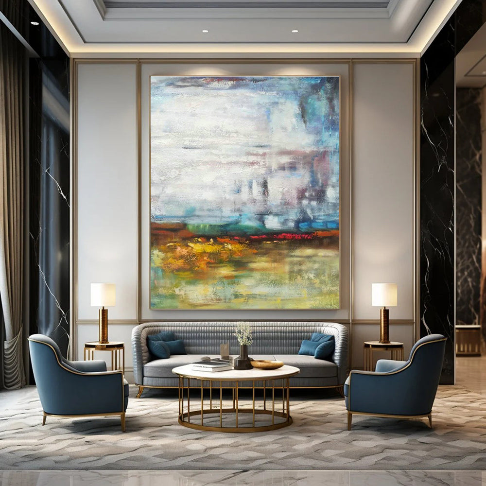Colorful Landscape - inspired Abstract for Garden Home & Restaurant DLZ0576