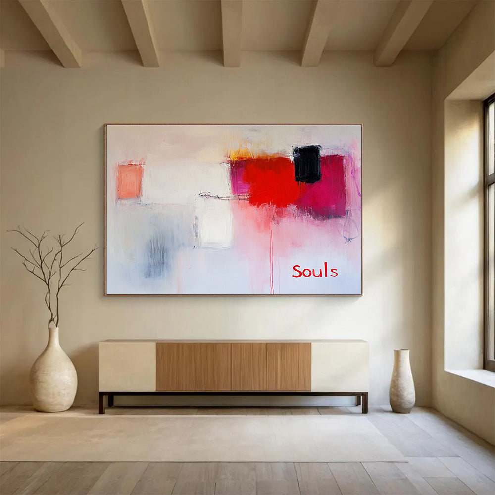Abstract “Souls” Art for Contemporary Art Gallery & Spiritual - Themed Café SC139