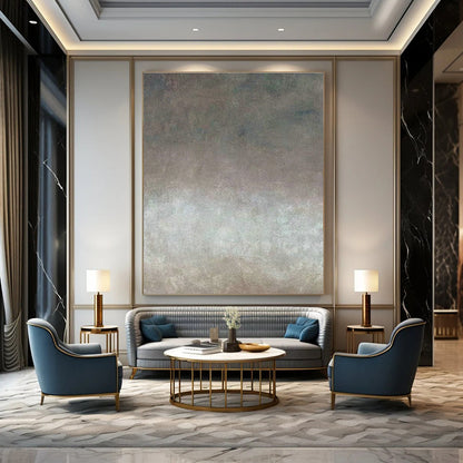 Gradient Neutral Abstract for Scandinavian - Style Yoga Studio & Minimalist Dining Room DLZ0885