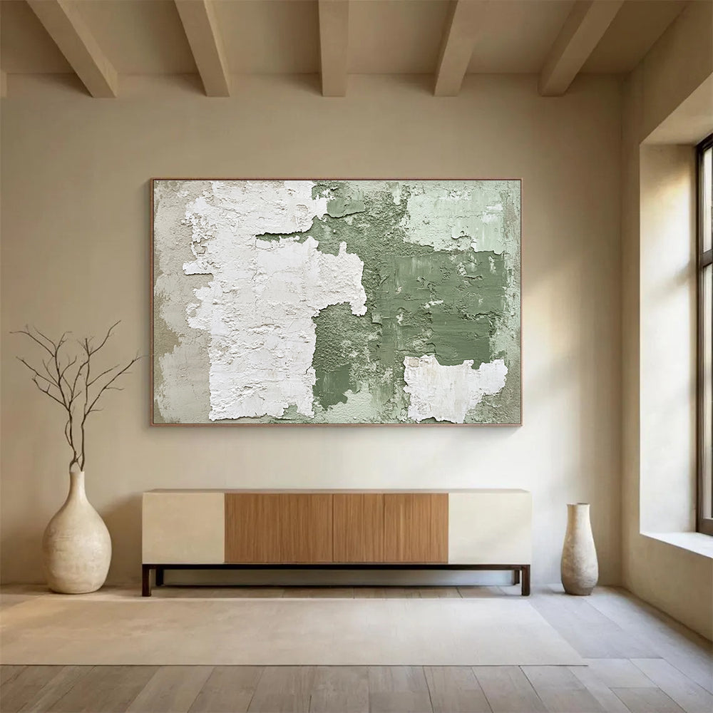 Weathered Wall Texture Art for Industrial - Style Café & Retro - Themed Lounge SC470