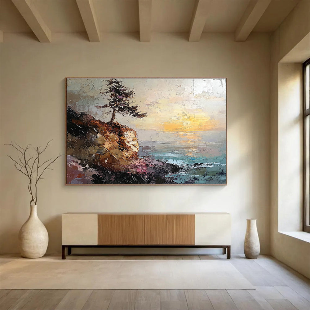 Romantic Landscape Art for Coastal Villa & Fine Dining Restaurant SC599