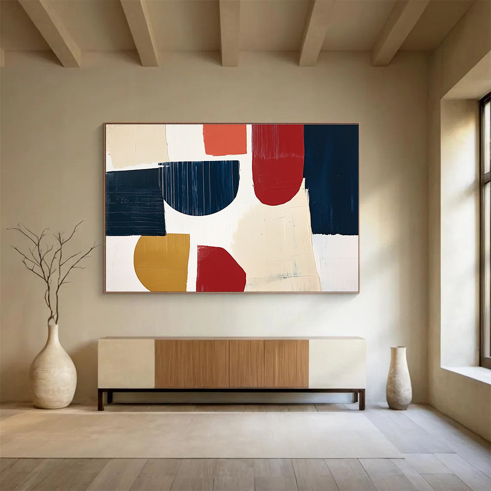 Minimalist Color Block Art for Scandinavian - Style Home & Modern Gallery SC489