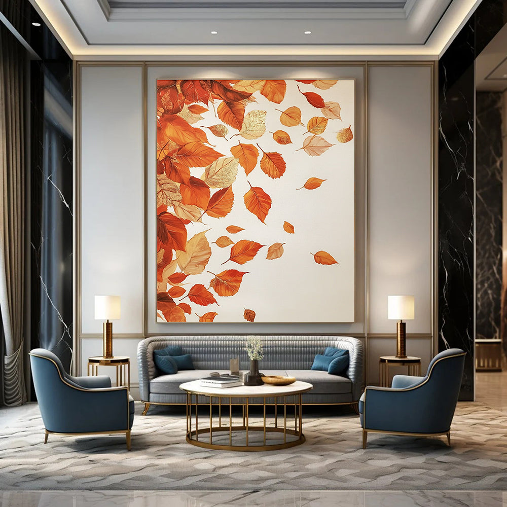 Falling Autumn Leaves for Autumn - Themed Café & Home Decor Store STSC1125