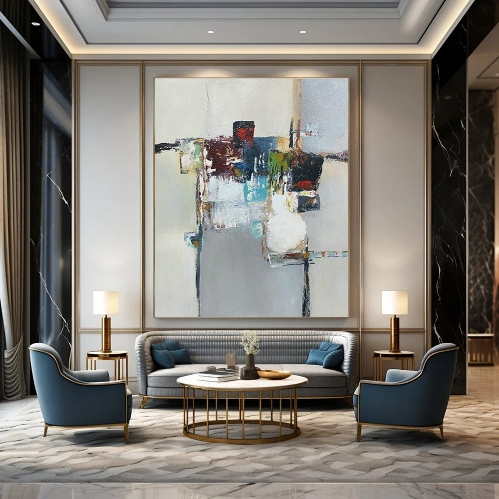Colorful Geometric Abstract for Urban Loft Studio & Modern Art Gallery Pop - Up DLZ0924