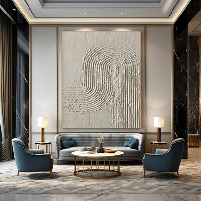 Textured Minimalist Art for Modern Spa & Art - Inspired Home Office DLZ1437