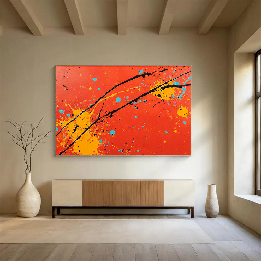 Figurative Abstract Art: Enhance Wellness Center & Contemporary Gallery Vibes SC531