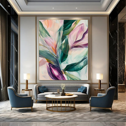 Colorful Floral Abstract for Bohemian Bedroom & Garden - Inspired Restaurant STSC314