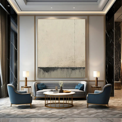 Minimalist Black Drip for Modern Art Gallery & Industrial - Style Office STSC950