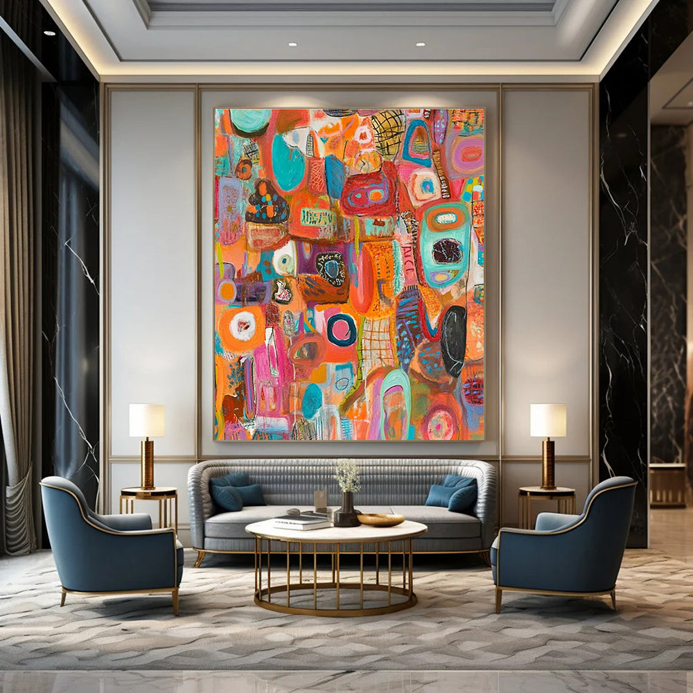 Abstract Colorful Shapes for Bohemian Café & Creative Studio STSC1221