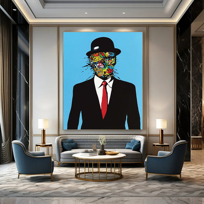 Graffiti - Faced Man Art for Urban Home Loft & Street Art Gallery STSC1056