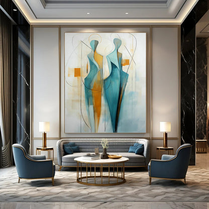 Abstract Human Forms Art for Bedroom & Hallway DLZ0305