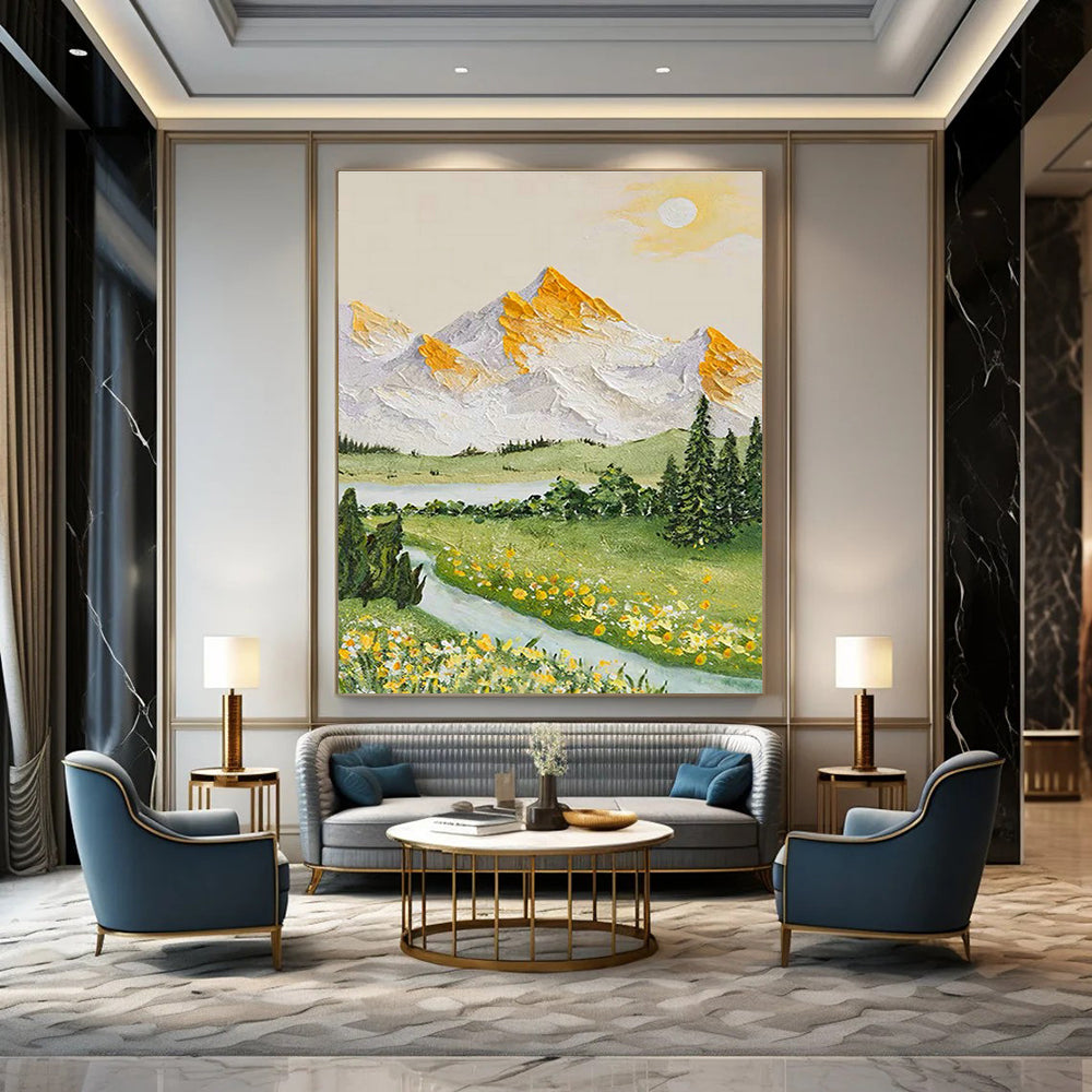 Pastoral Landscape Art for Country Inn Breakfast Nook & Garden Center DLZ1044