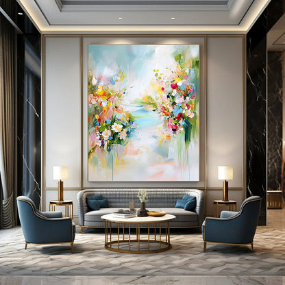 Colorful Flower Path for Garden - Themed Wedding Venue & Bright Living Room STSC891