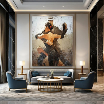 Tango - Inspired Dance Art for Dance Studio & Argentinian Restaurant DLZ2336