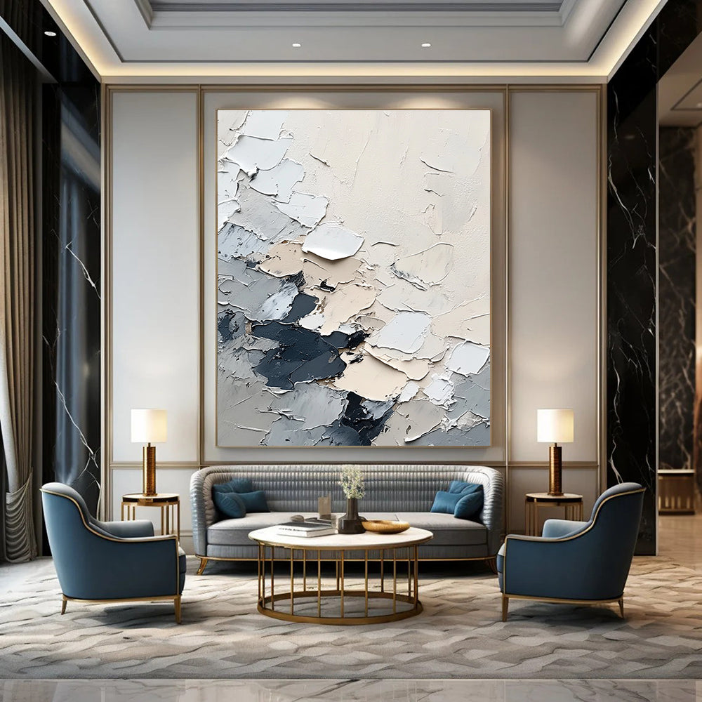 Thick Textured Abstract for Artistic Studio & Bold Home Decor STSC567