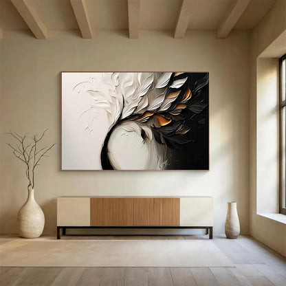 3D Leaf & Flower Art for Elegant Home Entryways DLZ3132