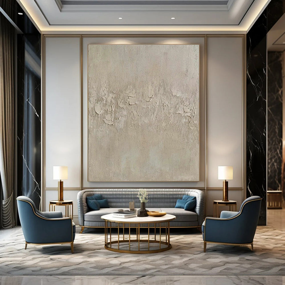 Light Gray Textured Abstract for Minimalist Hallway & Monochrome Spa DLZ0905