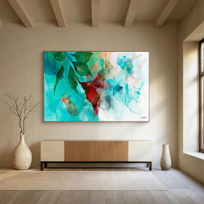 Marine Life Watercolor Art for Beach House Bathroom DLZ2922