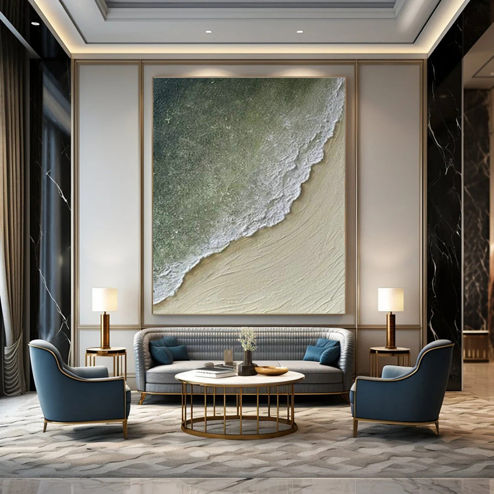 Textured Beach Art for Coastal Home & Beachfront Restaurant DLZ1986
