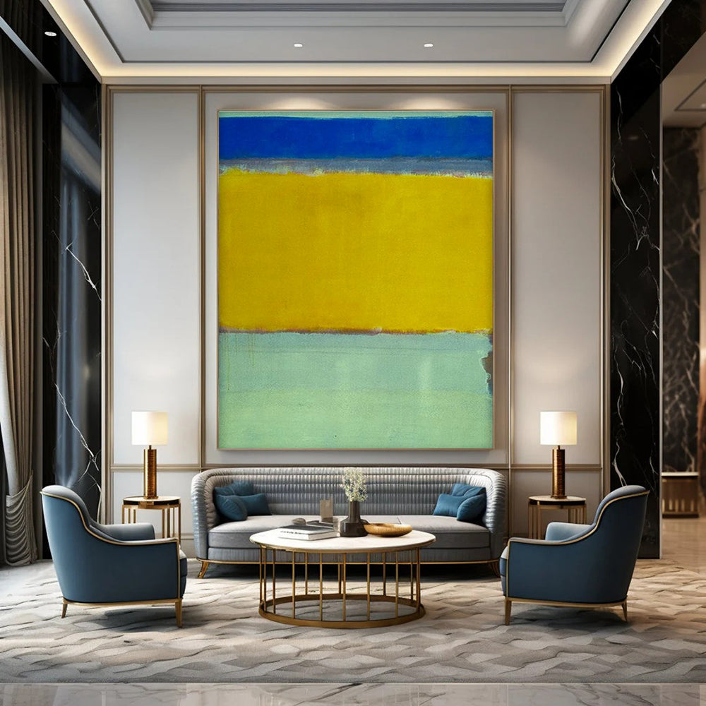 Color - Block Harmony Art for Modern Office & Art Gallery DLZ2330