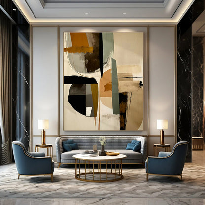 Abstract Geometric Collage for Creative Studio & Urban Loft Apartment DLZ1633