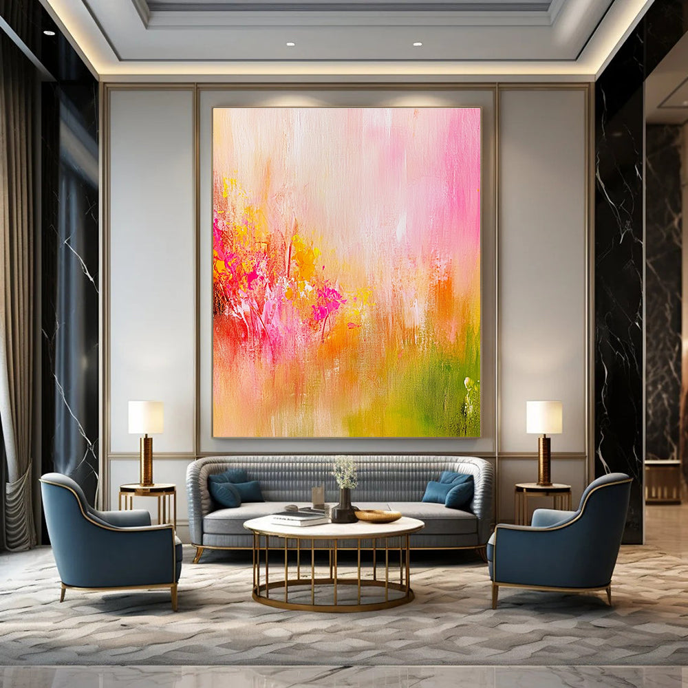 Colorful Soft Abstract for Bohemian - Style Home & Art Gallery Pop - Up STSC489