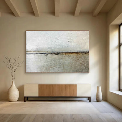 Gray - White Rust - Accent Art for Industrial - Chic Bar Wall Spaces DLZ3138