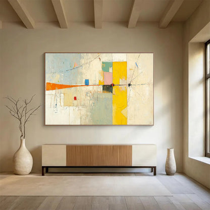 Colorful Geometric Abstract for Creative Office Breakroom DLZ2998