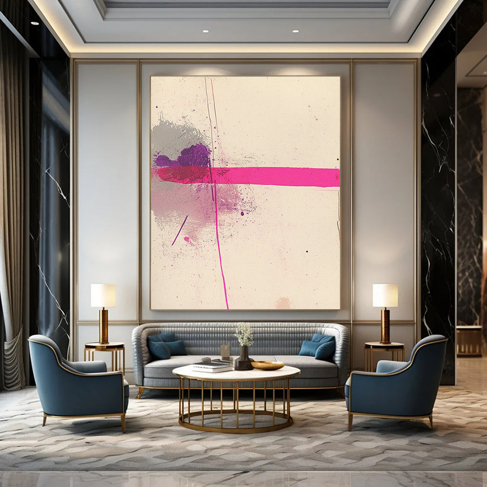 Pink and Purple Splatter for Modern Studio & Creative Workspace STSC1181