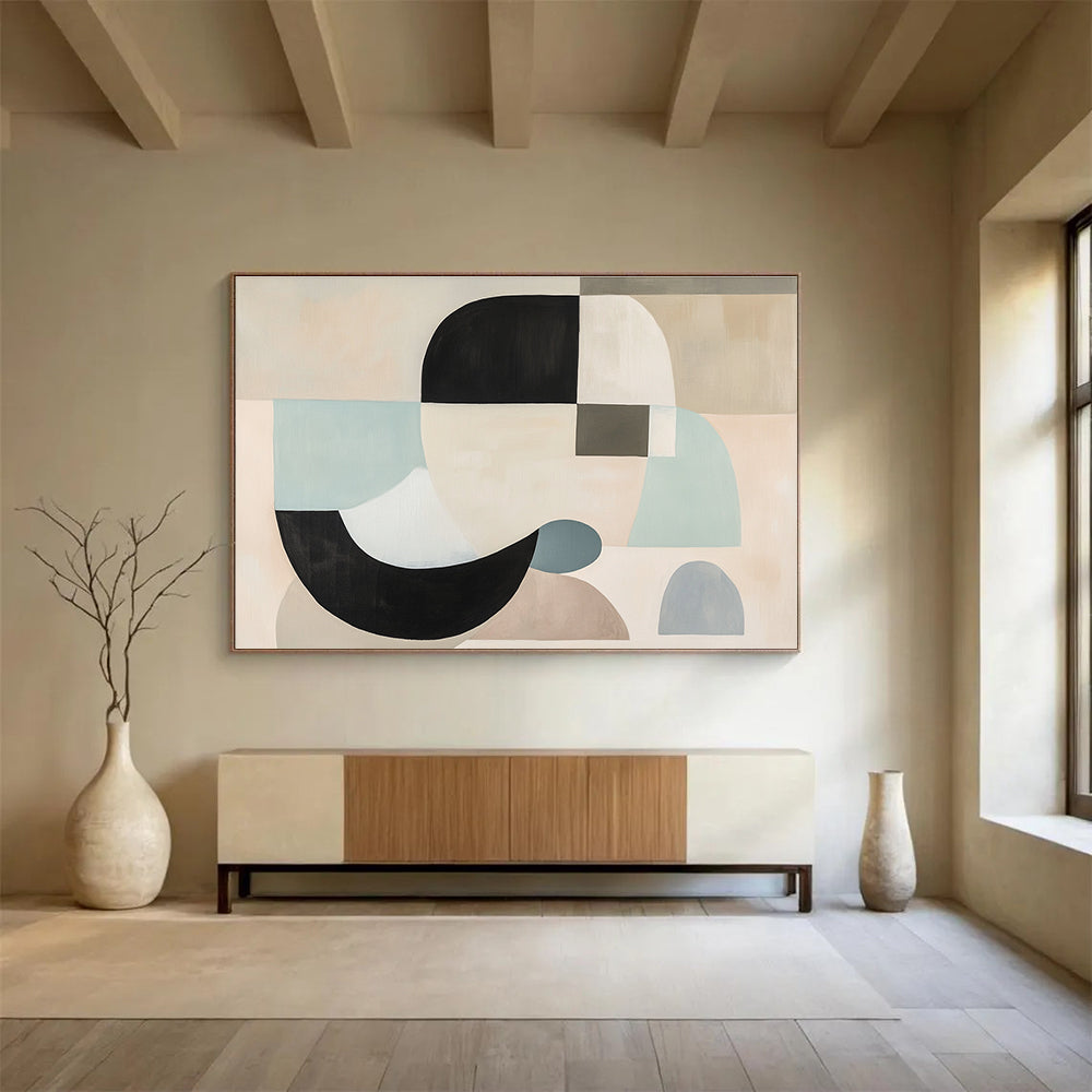 Monochrome Horizon: Ideal for Minimalist Living & Art Gallery Displays SC510