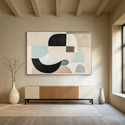 Monochrome Horizon: Ideal for Minimalist Living & Art Gallery Displays SC510