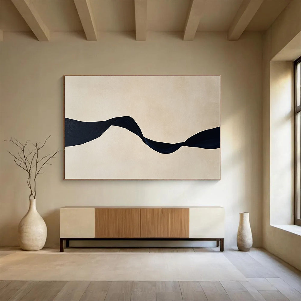 Sophisticated Minimalist Art for Luxury Lounge & High - End Office SC588