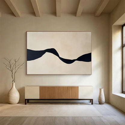 Sophisticated Minimalist Art for Luxury Lounge & High - End Office SC588