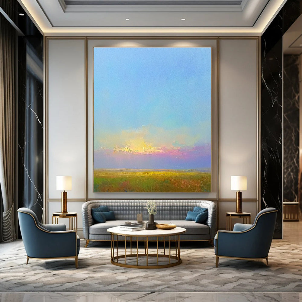Colorful Sky and Field for Bohemian Café & Art - Loving Home STSC888