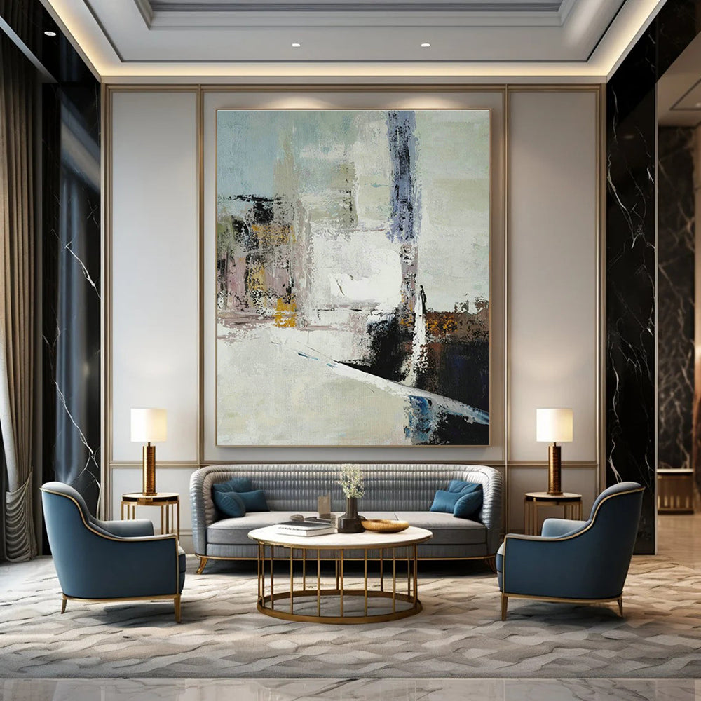 City Impression Abstract Art for Living Room & Studio DLZ0542