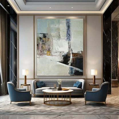 City Impression Abstract Art for Living Room & Studio DLZ0542