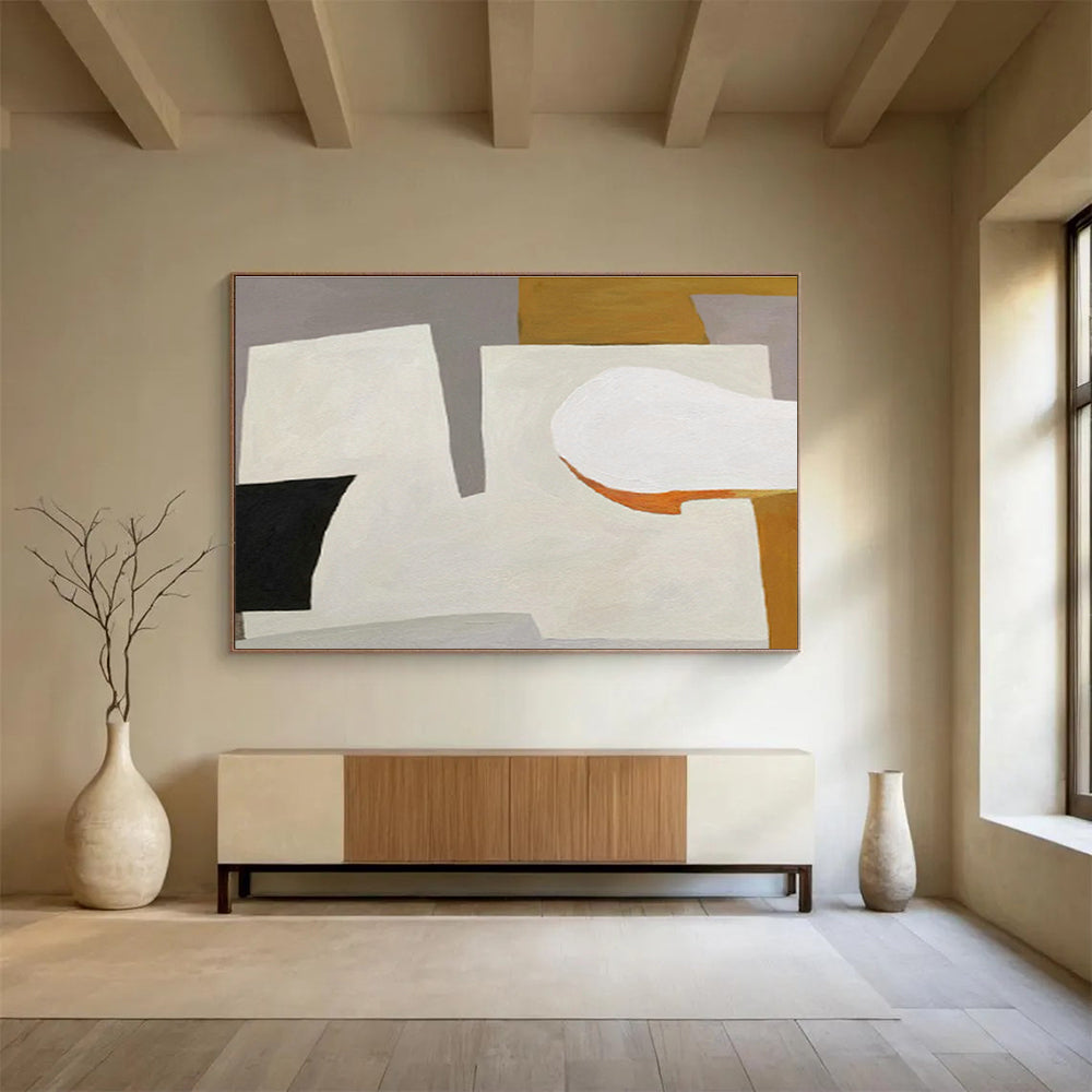 Minimalist Color - Block Abstract Art for Minimalist Home Office DLZ2961