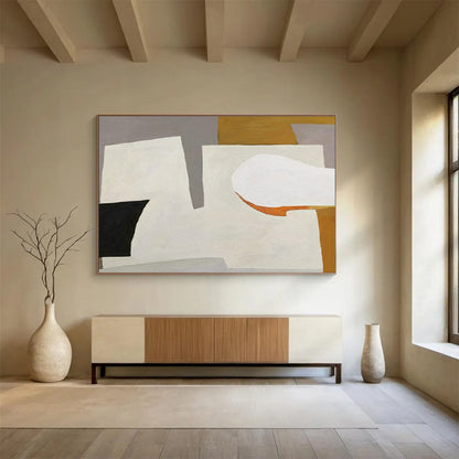 Minimalist Color - Block Abstract Art for Minimalist Home Office DLZ2961