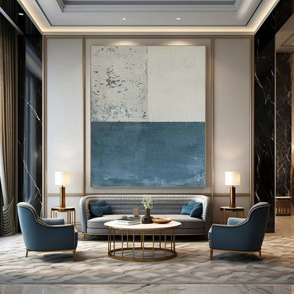 Color - Block Texture Art for Modern Office Reception Walls DLZ0230