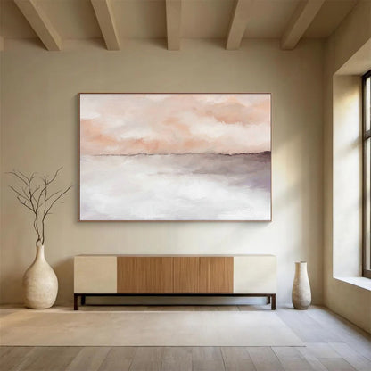 Pink - Cloud Reflection Abstract Art for Dreamy Bedroom Ceiling Nook DLZ2802
