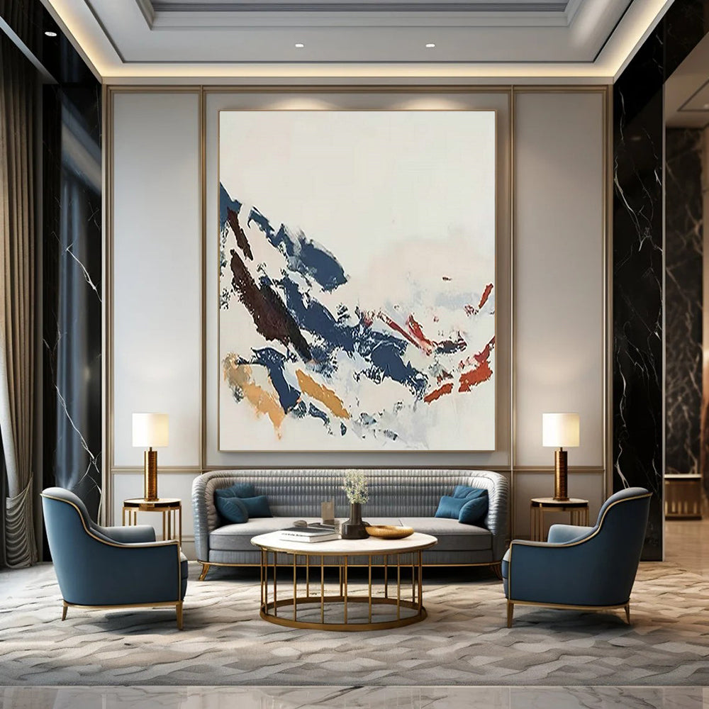 Colorful Abstract Splash Art for Creative Studio & Modern Art Bar DLZ2248