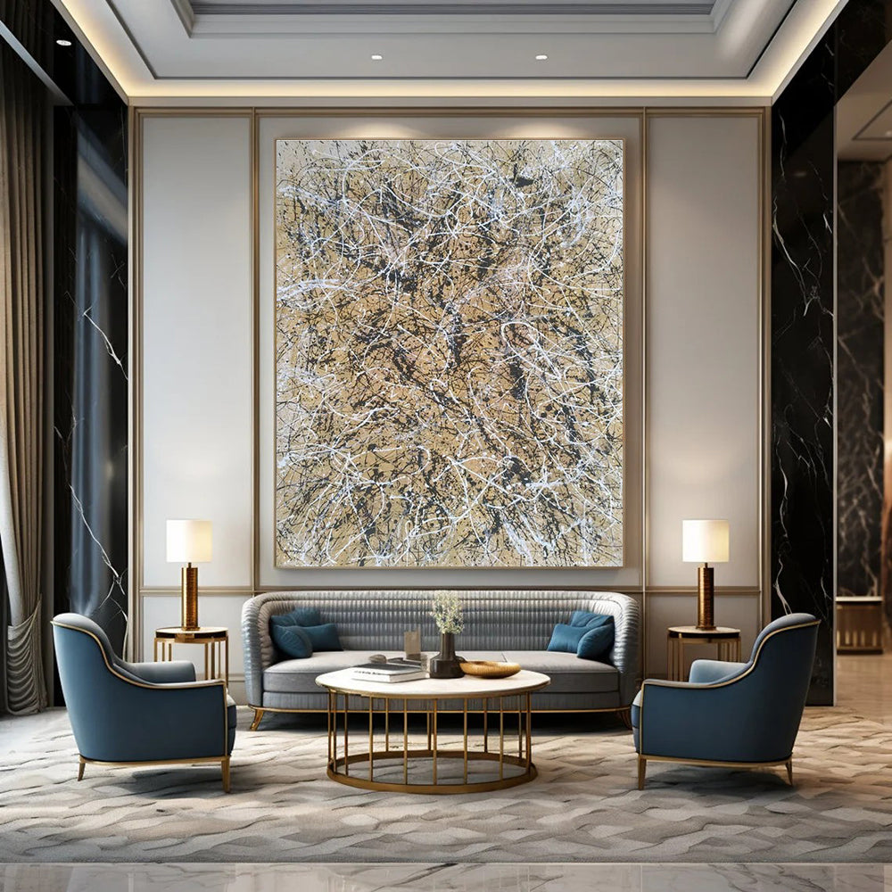 Tangled Lines Abstract Art for Studio & Creative Space DLZ2274