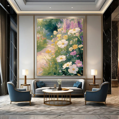 Soft Floral Pathway for Romantic Bedroom & Garden - Themed Tea Room STSC1227