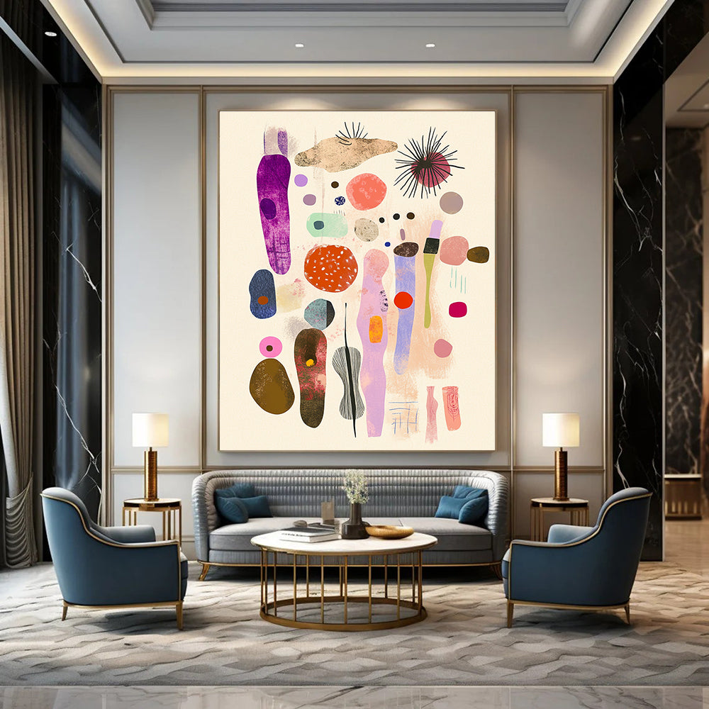Whimsical Abstract Shapes for Quirky Home Kids’ Room & Art - Centric Community Center STSC1049