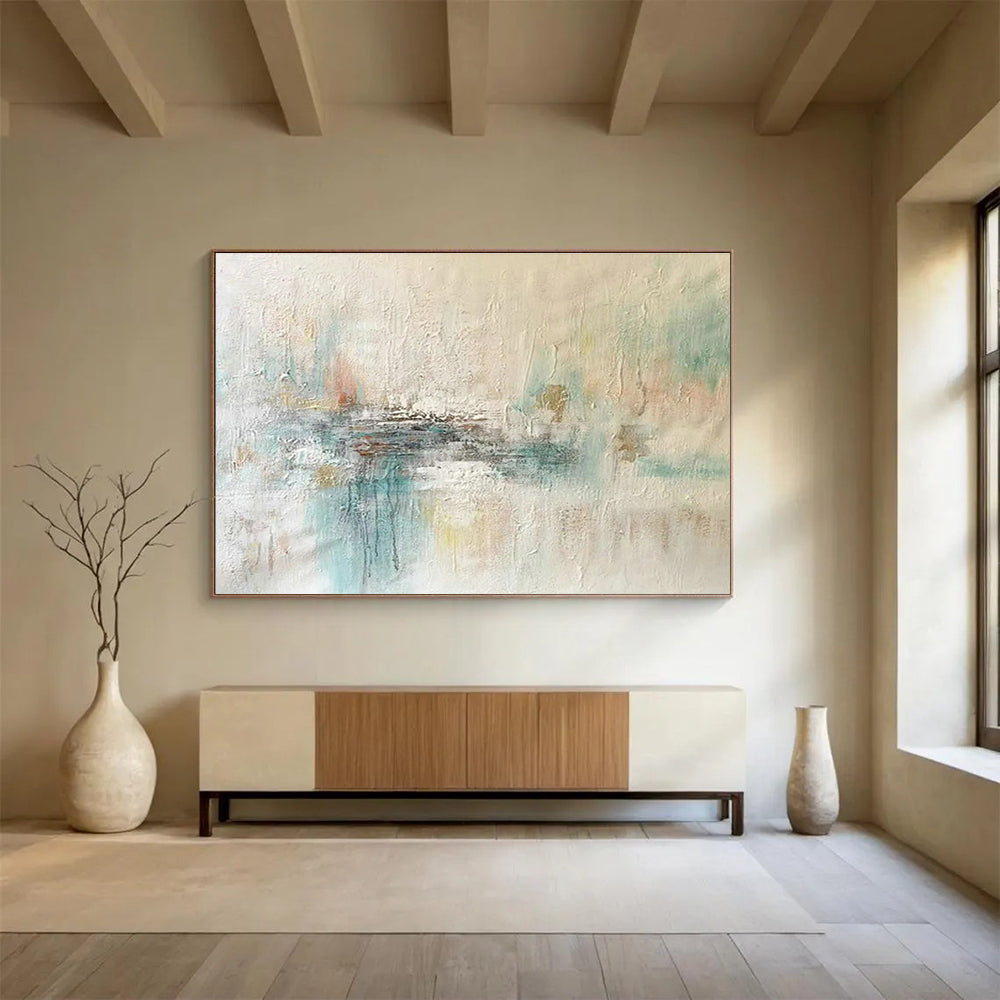 Soft - Color Abstract Art for Minimalist Spa Waiting Rooms DLZ2674